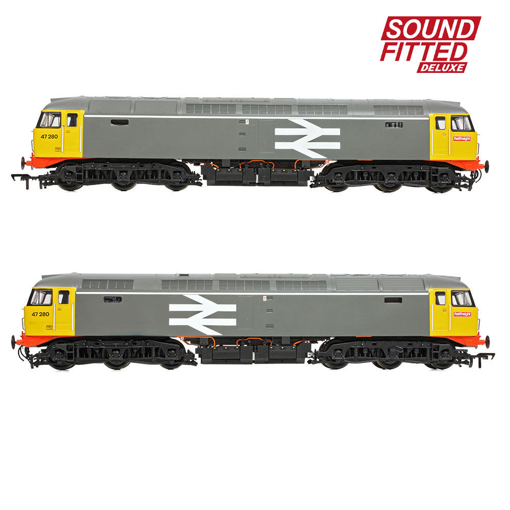 Bachmann 35-416SFX Class 47/0 47280 BR Railfreight Grey  OO Gauge *PRE ORDER £335.71*