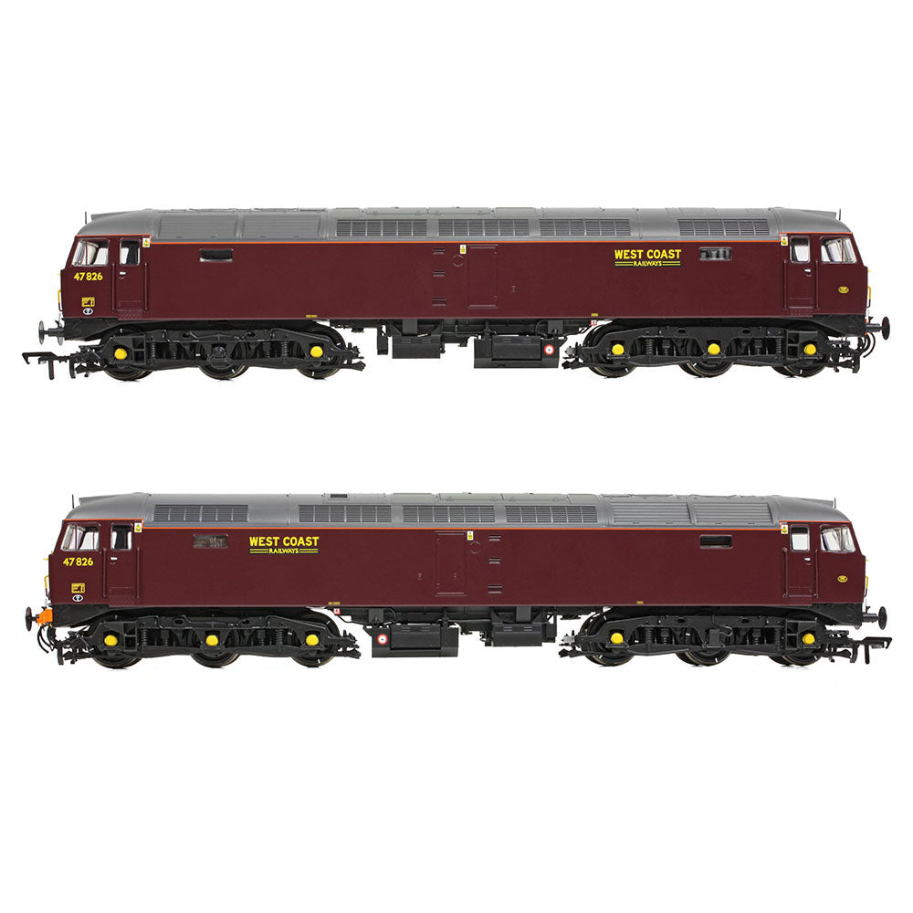 Bachmann 35-431 Class 47/4 47826 WCRC Maroon OO Gauge *PRE ORDER £203.96*