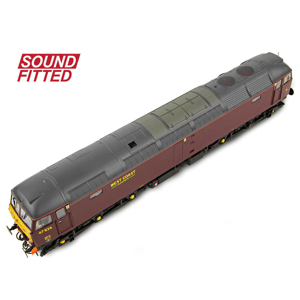 Bachmann 35-431SF Class 47/4 47826 WCRC Maroon  OO Gauge *PRE ORDER £301.71*