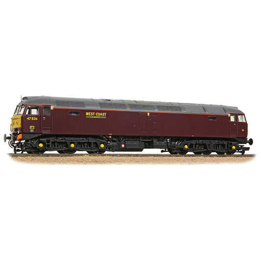 Bachmann 35-431 Class 47/4 47826 WCRC Maroon OO Gauge *PRE ORDER £203.96*