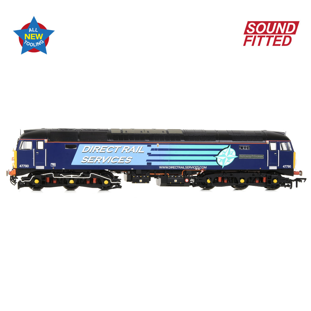 Bachmann 35-432SF Class 47/7 47790 'Galloway Princess' DRS Compass SOUND, OO Gauge