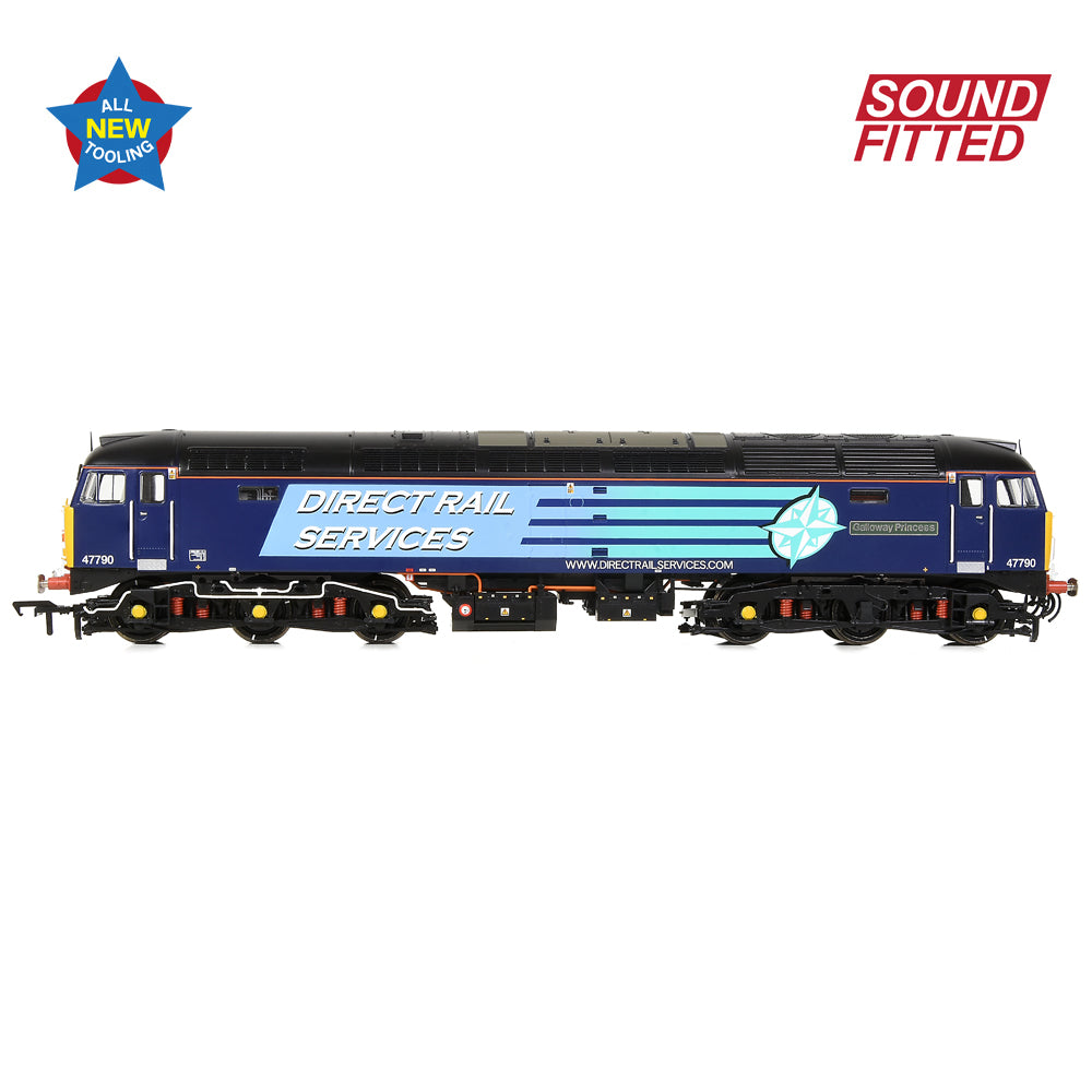 Bachmann 35-432SF Class 47/7 47790 'Galloway Princess' DRS Compass SOUND, OO Gauge