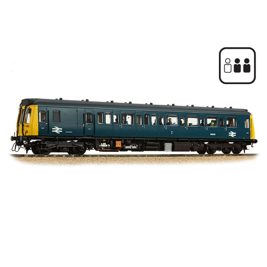 Bachmann 35-529PF Class 121 Single-Car DMU W55033 BR Blue [PF], OO Gauge