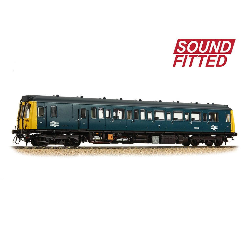Bachmann 35-529SF Class 121 Single-Car DMU W55033 BR Blue, OO Gauge