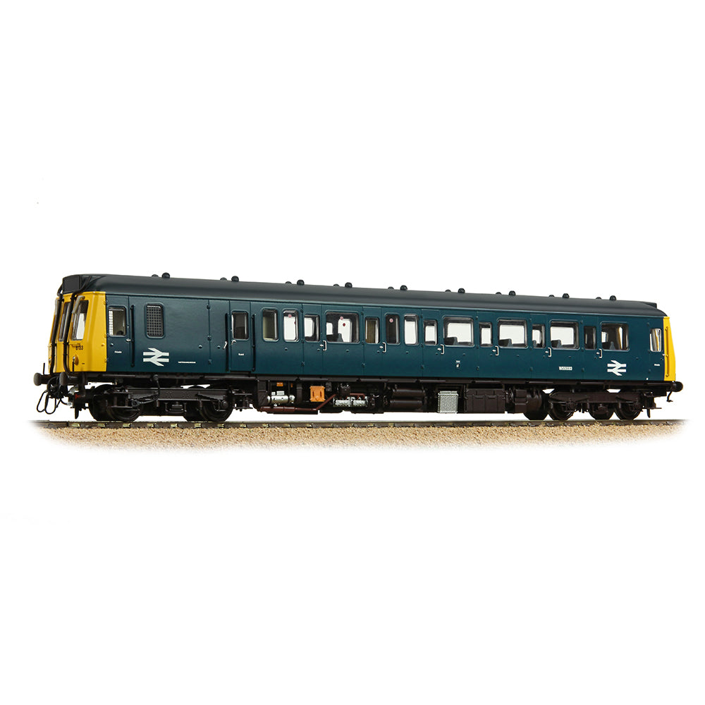 Bachmann 35-529 Class 121 Single-Car DMU W55033 BR Blue, OO Gauge