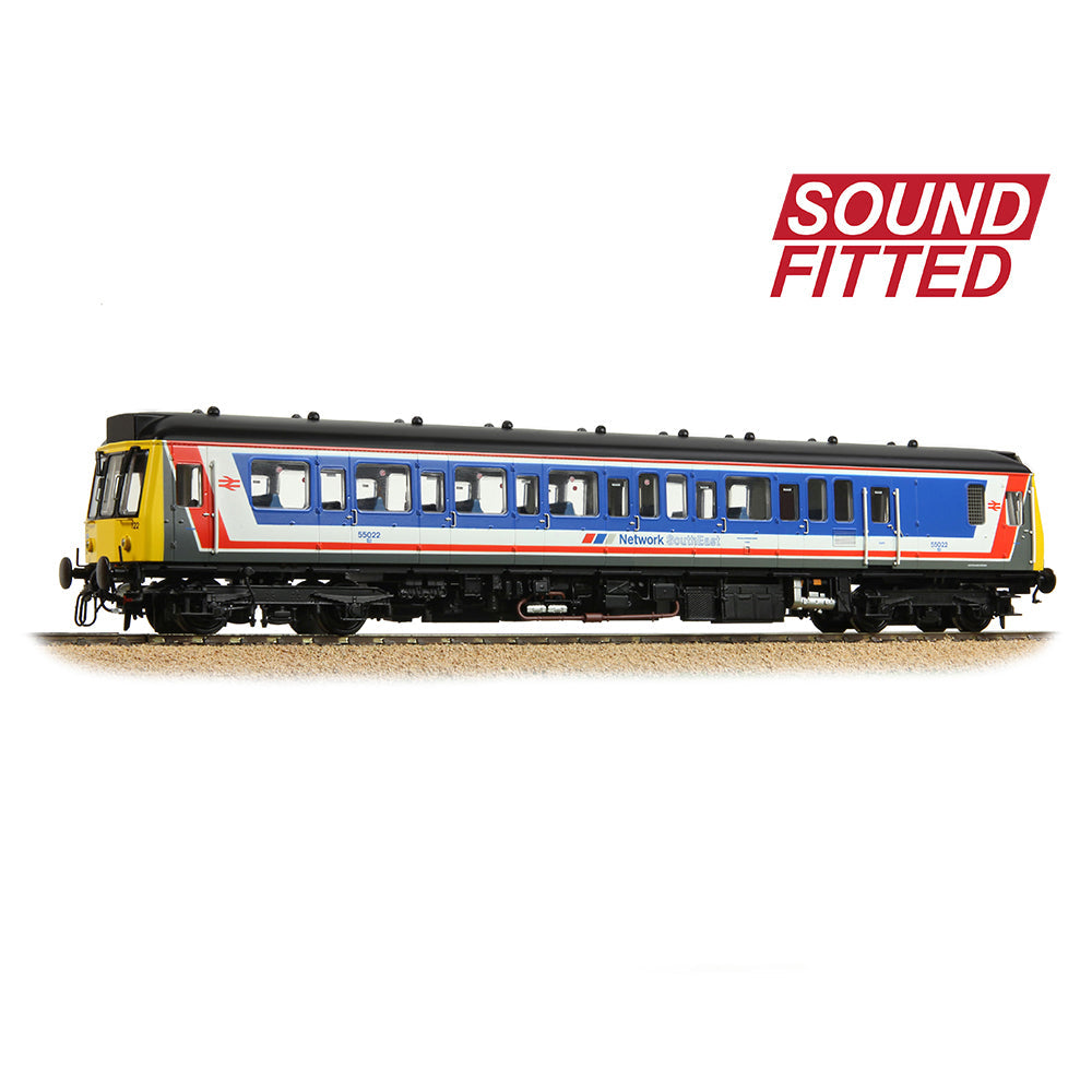 Bachmann 35-530SF Class 121 Single-Car DMU 55022 BR Network SouthEast, OO Gauge