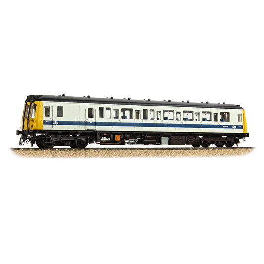 Bachmann 35-531 Class 121 Single-Car DMU W55034 BR White & Blue, OO Gauge