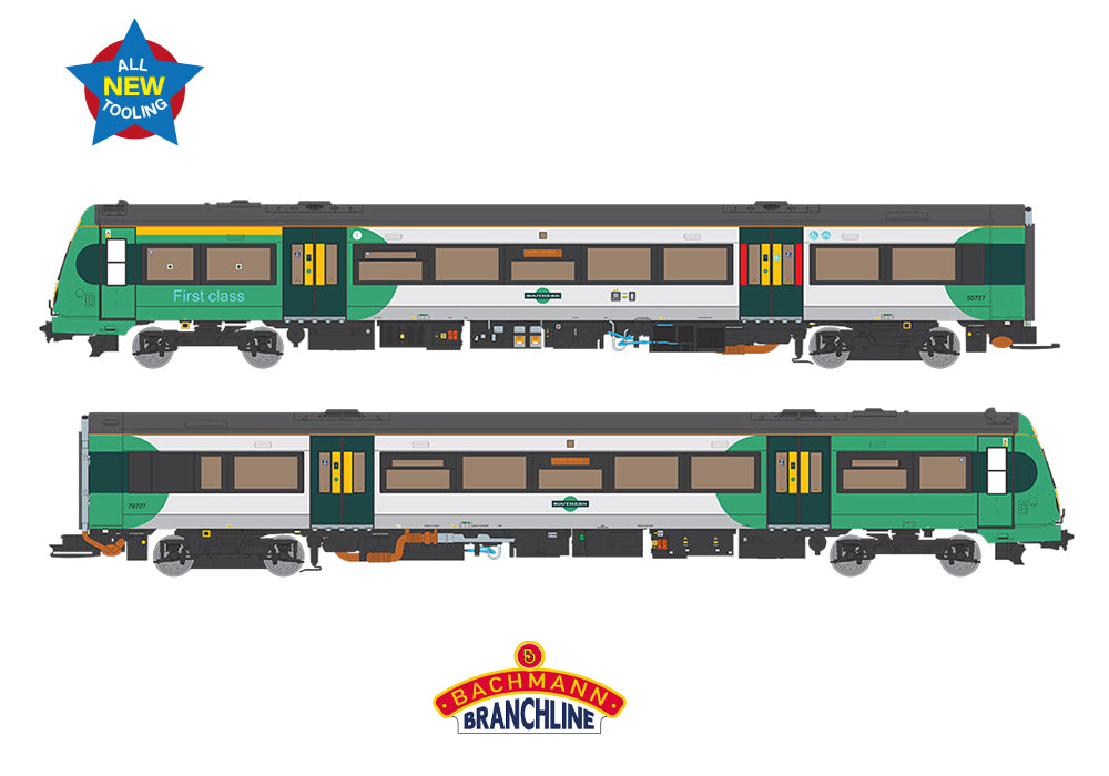 Bachmann 35-580 Class 171/7 2-Car DMU 171727 Southern (GTR) OO Gauge *PRE ORDER £297.46*