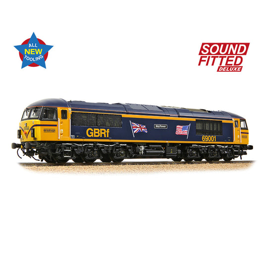 Bachmann 35-776SFX Class 69 69001 'Mayflower' GBRf (UK & US Flags) OO Gauge - PRE ORDER £331.46