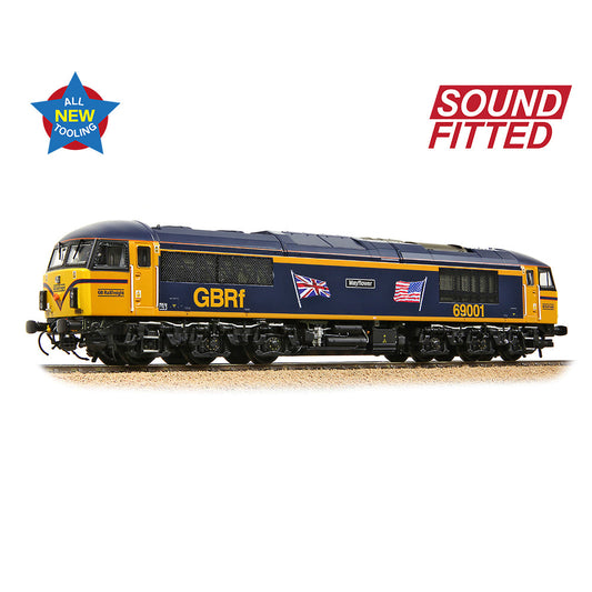 Bachmann 35-776SF Class 69 69001 'Mayflower' GBRf (UK & US Flags) OO Gauge - PRE ORDER £305.96