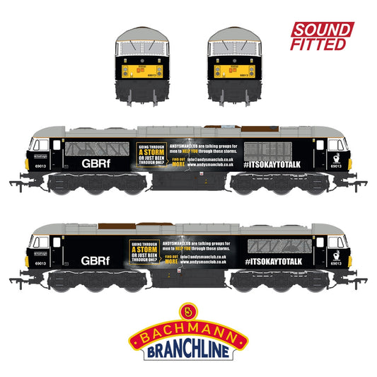 Bachmann 35-782SF Class 69 69013 Andy's Man Club GBRf Black (DCC SOUND) OO Gauge *PRE ORDER £305.96*