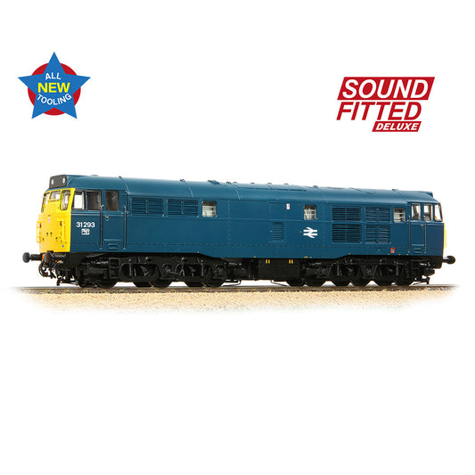 Bachmann 35-805ASFX Class 31/1 31293 BR Blue, OO Gauge