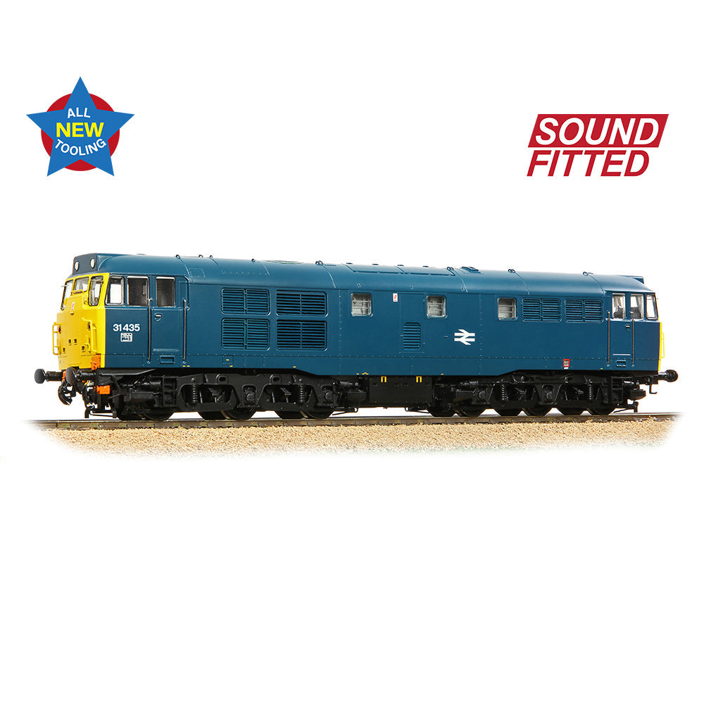 Bachmann 35-825SF Class 31/4 Refurbished 31435 BR Blue, OO Gauge