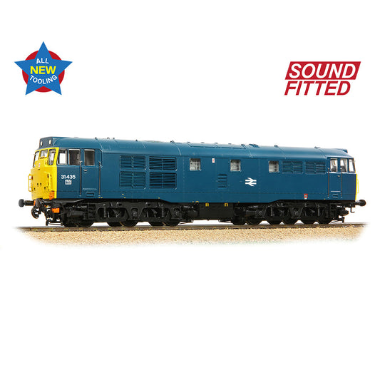 Bachmann 35-825SF Class 31/4 Refurbished 31435 BR Blue, OO Gauge