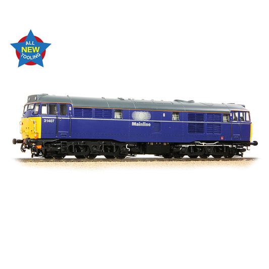 Bachmann 35-830 Class 31/4 Refurbished 31407 Mainline Freight, OO Gauge