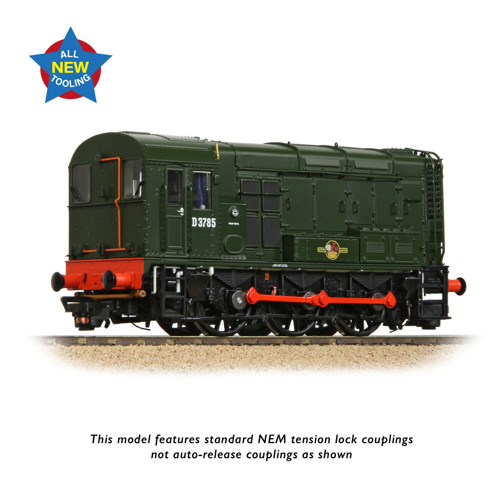 Bachmann 35-901 Class 08 D3785 BR Green (Late Crest) OO Gauge *LAST FEW*