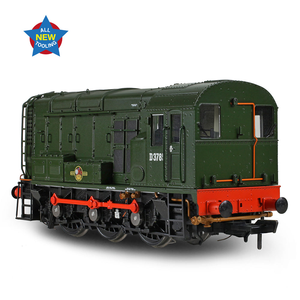 Bachmann 35-901 Class 08 D3785 BR Green (Late Crest) OO Gauge *LAST FEW*