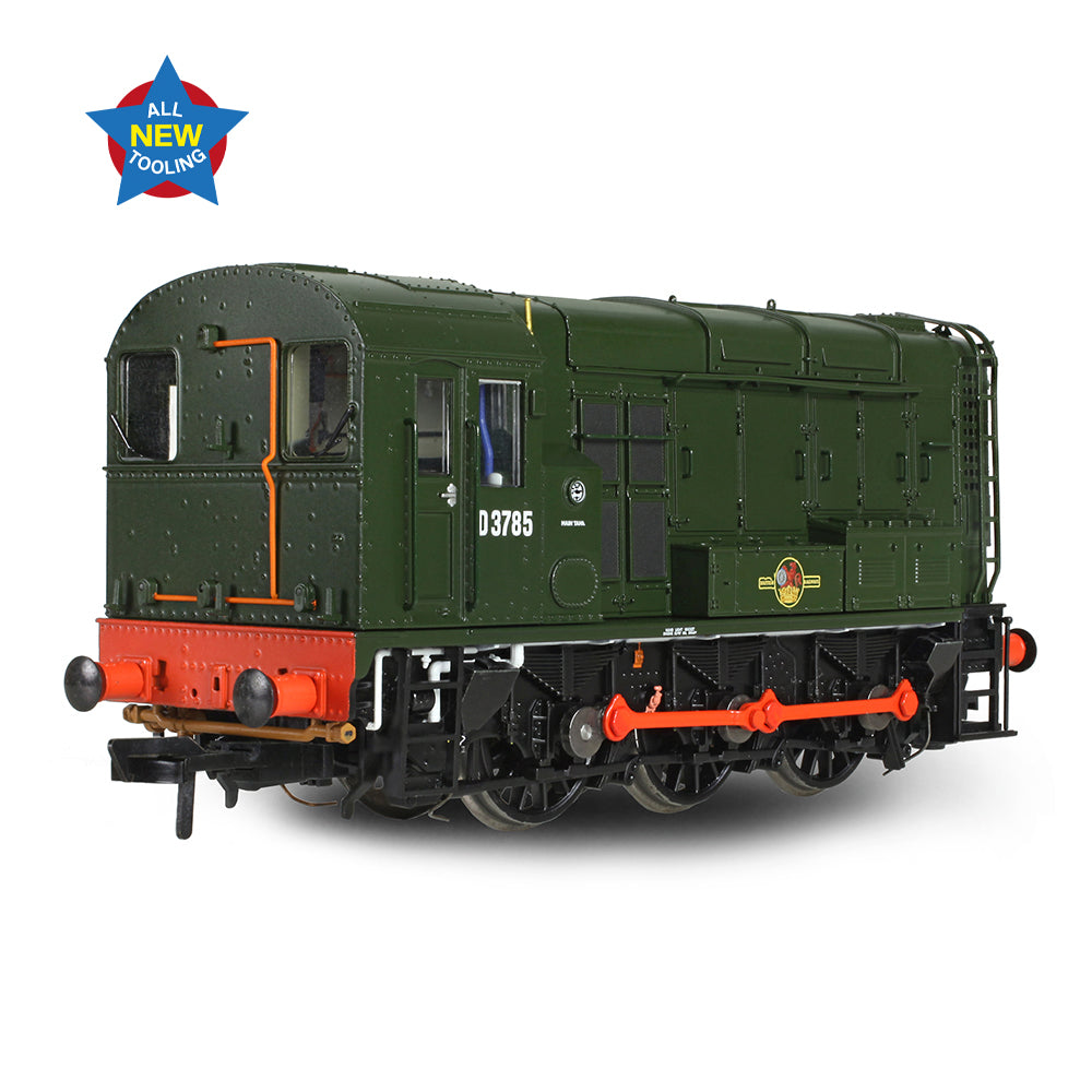 Bachmann 35-901 Class 08 D3785 BR Green (Late Crest) OO Gauge *LAST FEW*