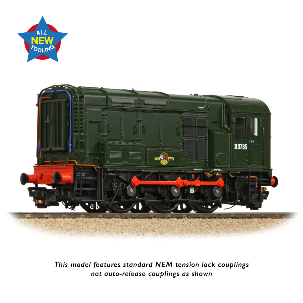 Bachmann 35-901 Class 08 D3785 BR Green (Late Crest) OO Gauge *LAST FEW*