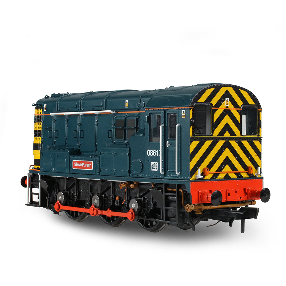 Bachmann 35-915 Class 08 08617 'Steve Purser' BR Blue OO Gauge