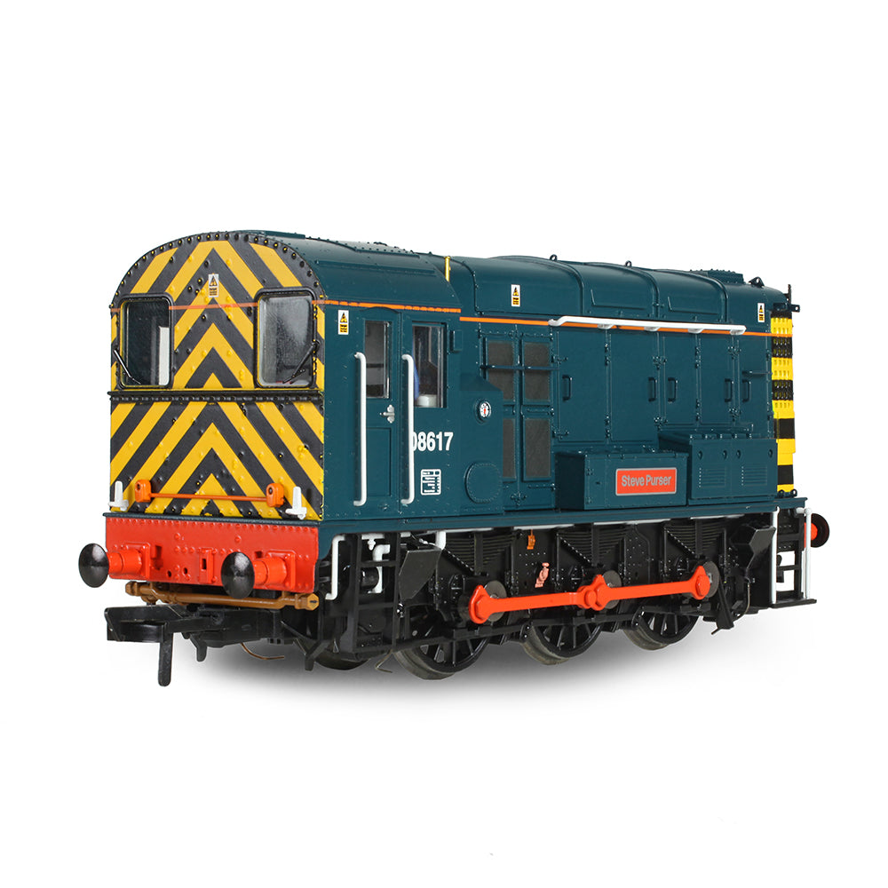 Bachmann 35-915 Class 08 08617 'Steve Purser' BR Blue OO Gauge