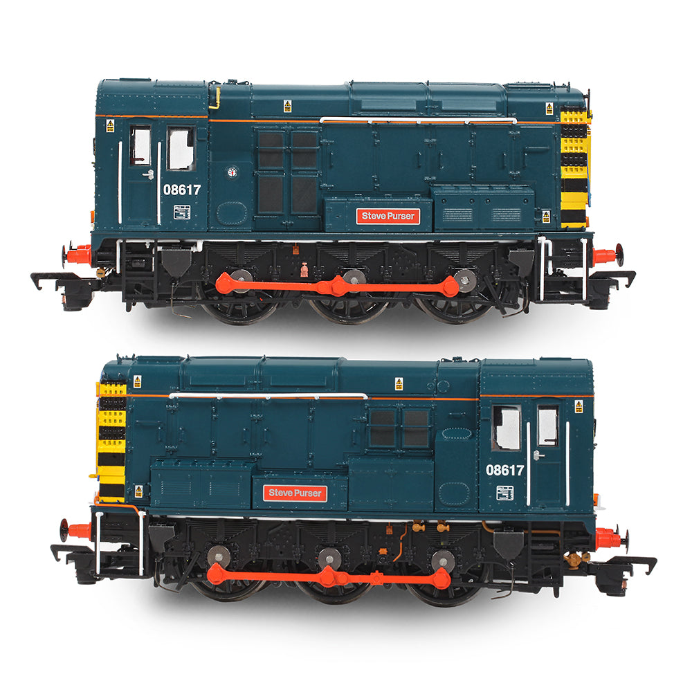 Bachmann 35-915SFX Class 08 08617 'Steve Purser' BR Blue OO Gauge