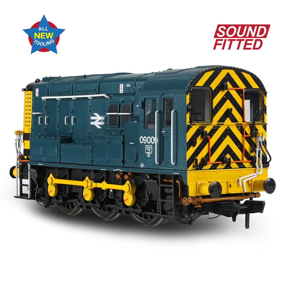 Bachmann 35-921SF Class 09 09009 BR Blue (Wasp Stripes), OO Gauge *LAST ONE*