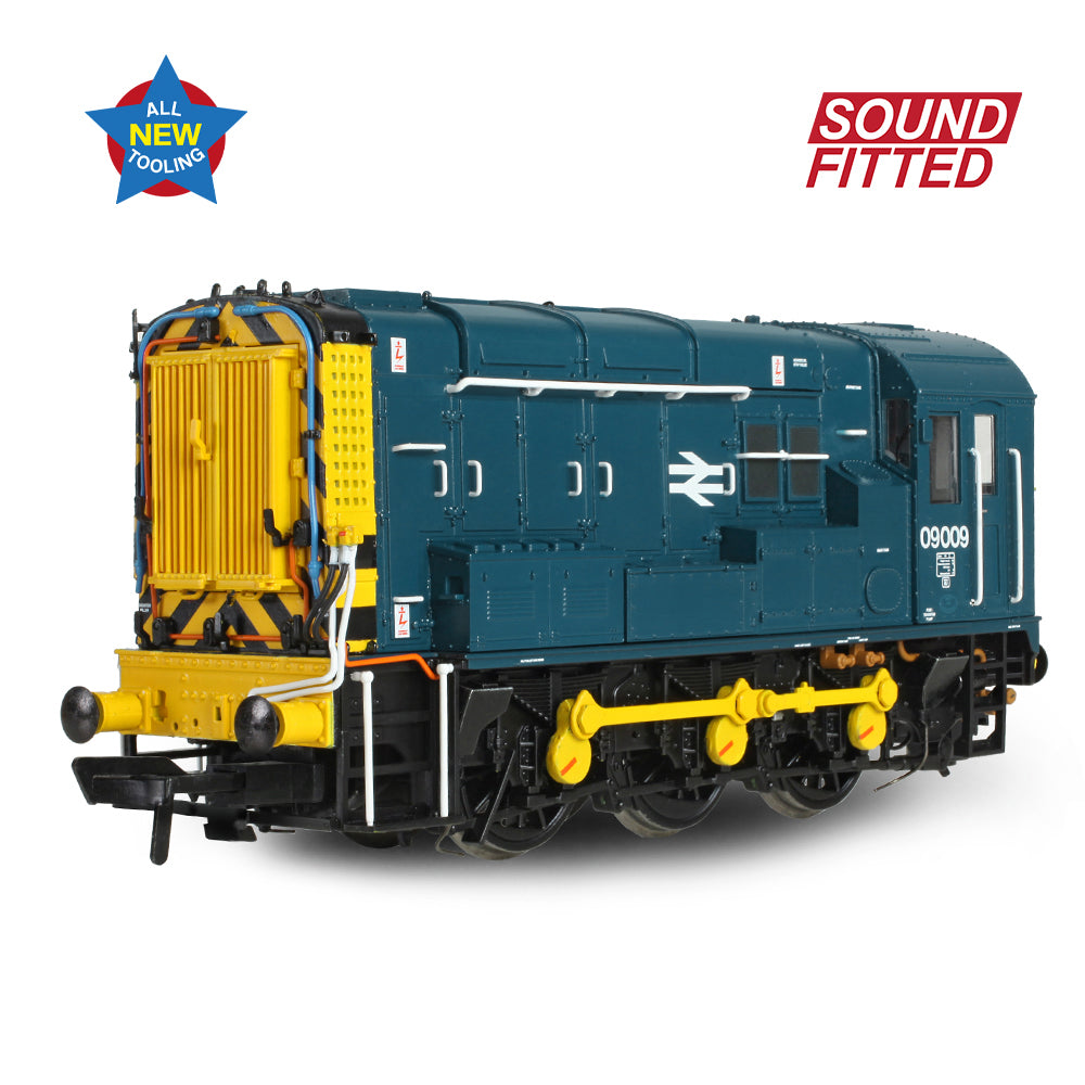 Bachmann 35-921SF Class 09 09009 BR Blue (Wasp Stripes), OO Gauge *LAST ONE*