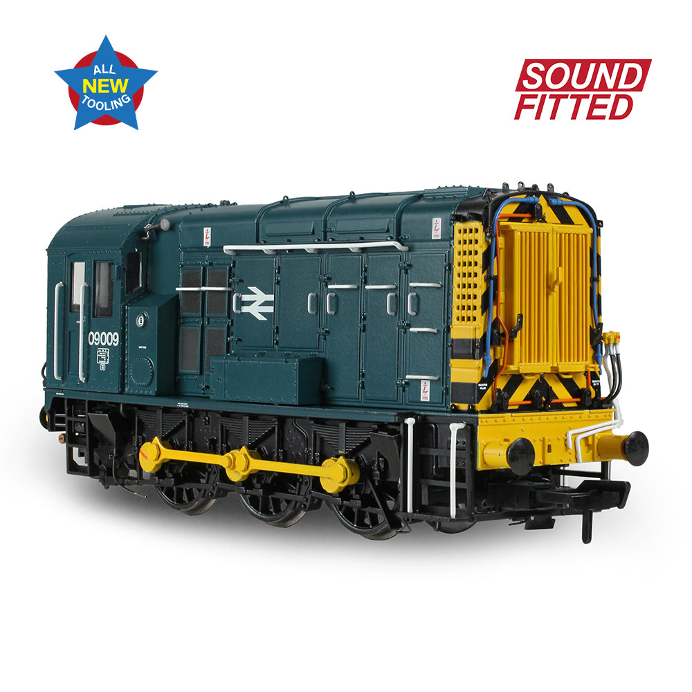 Bachmann 35-921SF Class 09 09009 BR Blue (Wasp Stripes), OO Gauge *LAST ONE*