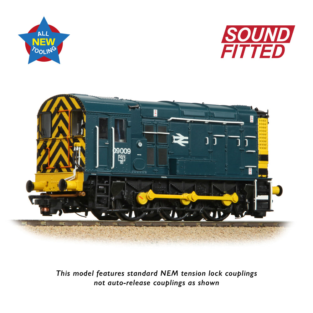 Bachmann 35-921SF Class 09 09009 BR Blue (Wasp Stripes), OO Gauge *LAST ONE*