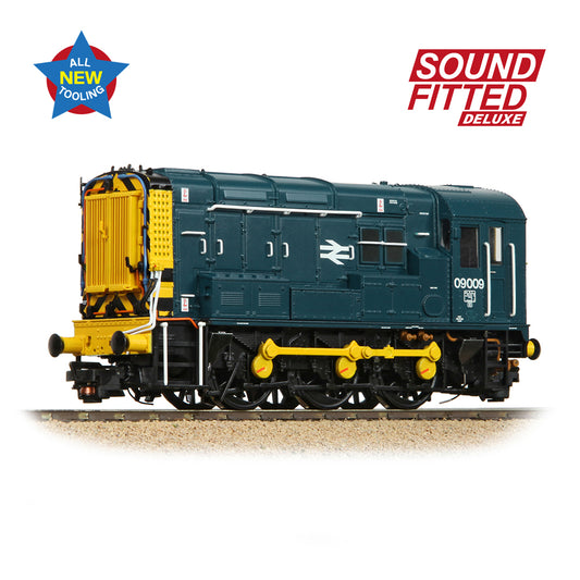 Bachmann 35-921SFX Class 09 09009 BR Blue (Wasp Stripes), OO Gauge *LAST ONE*