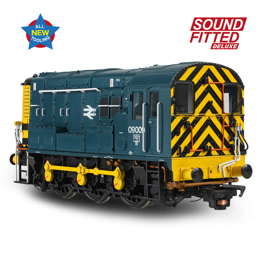 Bachmann 35-921SFX Class 09 09009 BR Blue (Wasp Stripes), OO Gauge *LAST ONE*