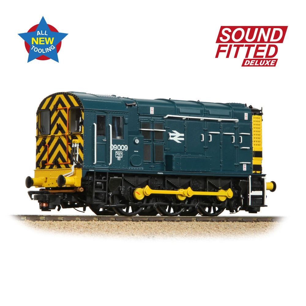 Bachmann 35-921SFX Class 09 09009 BR Blue (Wasp Stripes), OO Gauge *LAST ONE*
