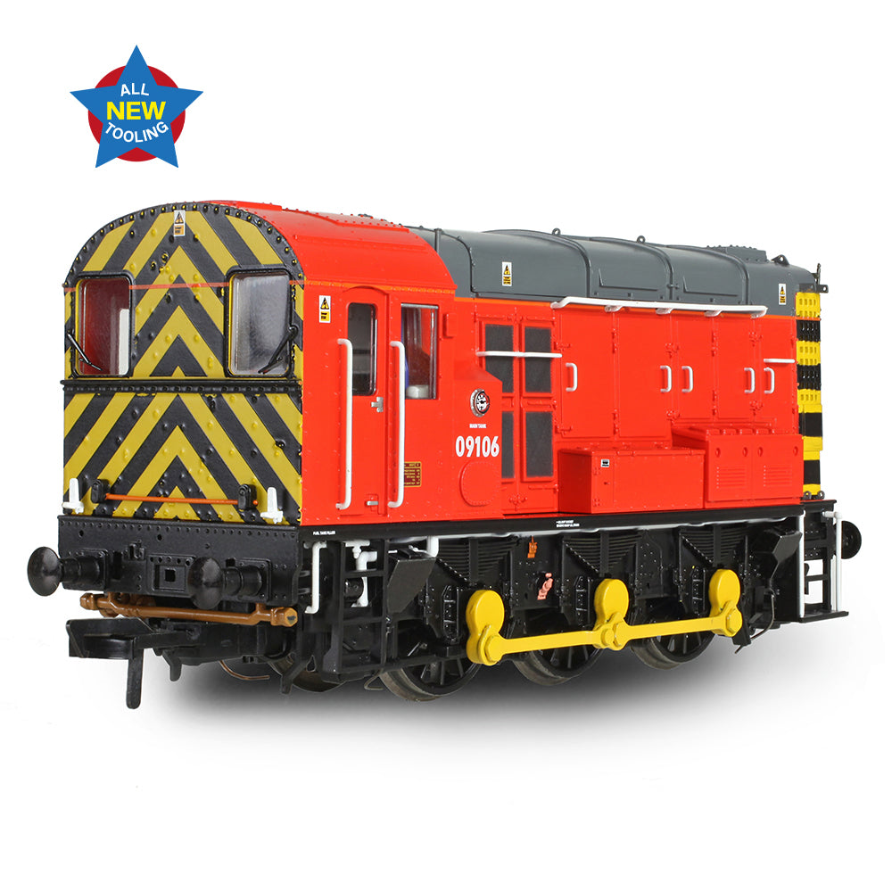 Bachmann 35-930 Class 09 09106 DB Red (Unbranded), OO Gauge