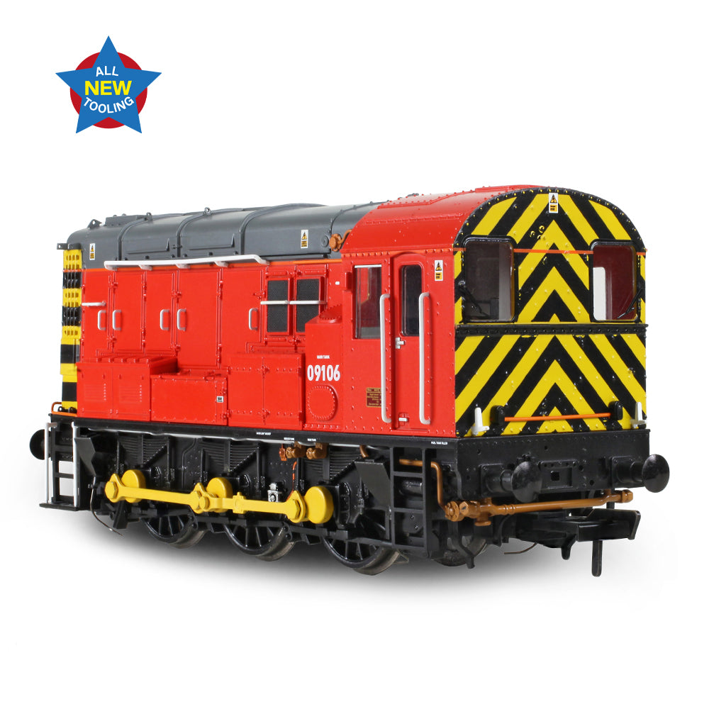 Bachmann 35-930 Class 09 09106 DB Red (Unbranded), OO Gauge