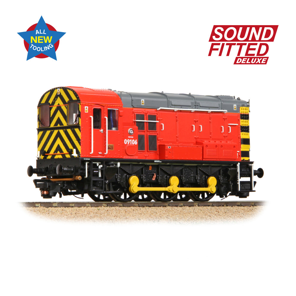 Bachmann 35-930SFX Class 09 09106 DB Red (Unbranded) OO Gauge