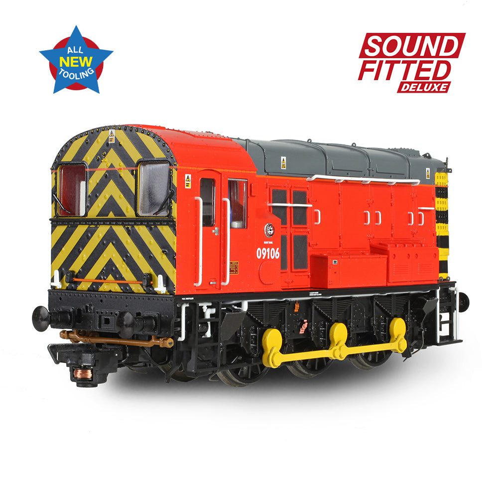 Bachmann 35-930SFX Class 09 09106 DB Red (Unbranded) OO Gauge