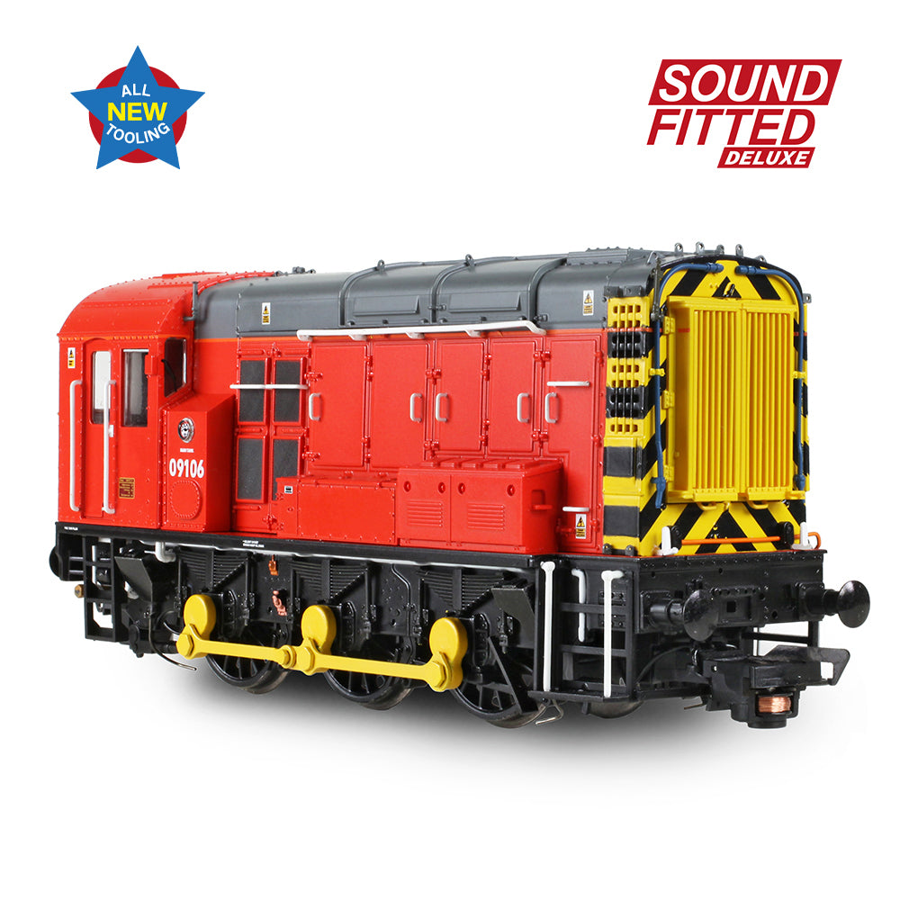 Bachmann 35-930SFX Class 09 09106 DB Red (Unbranded) OO Gauge
