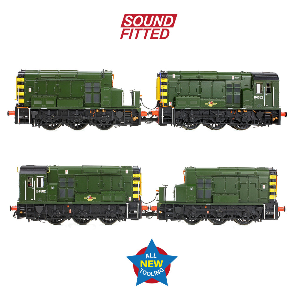 Bachmann 35-945SF Class 13 D4502 BR Green (Wasp Stripes)  OO Gauge *PRE ORDER £458.96*