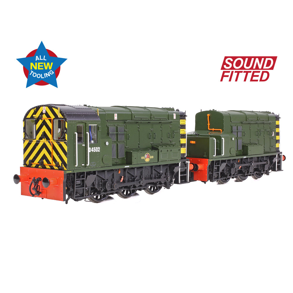Bachmann 35-945SF Class 13 D4502 BR Green (Wasp Stripes)  OO Gauge *PRE ORDER £458.96*