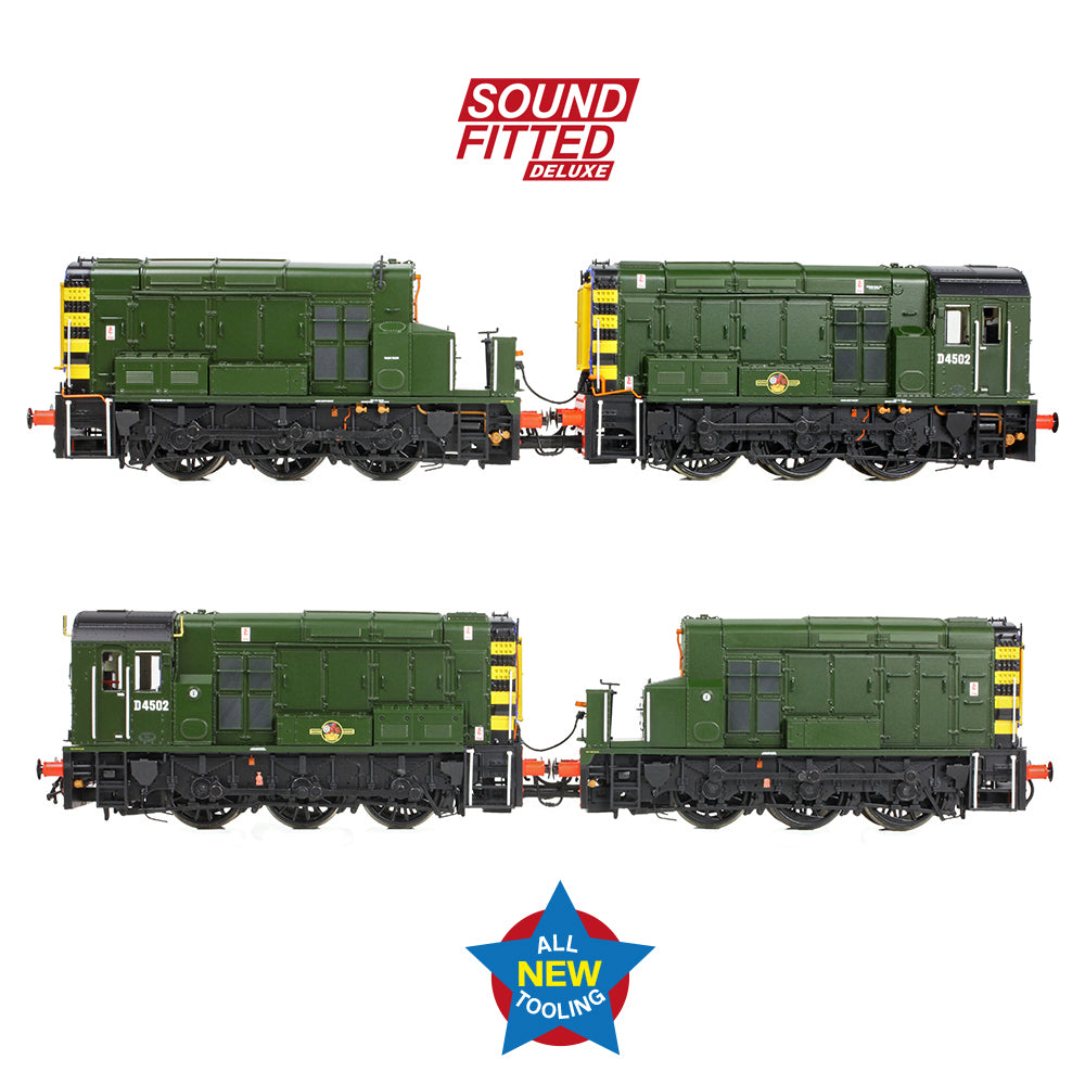 Bachmann 35-945SFX Class 13 D4502 BR Green (Wasp Stripes)  OO Gauge *PRE ORDER £484.46*