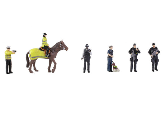 Bachmann 36-440 Modern Police Figures 1:76 Scale *PRE ORDER £13.95*