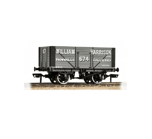 Bachmann 37-163 8 Plank Fixed End Wagon 'William Harrison' *LAST FEW*