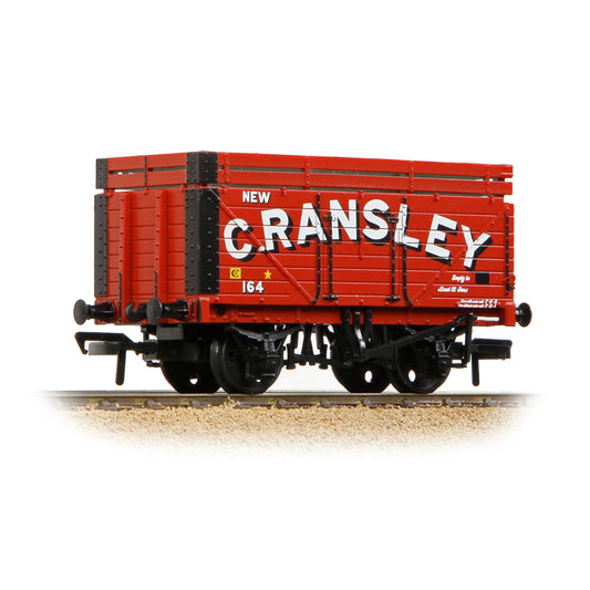 Bachmann 37-179A 7 Plank Wagon with Coke Rails 'New C. Ransley' Red, OO Gauge