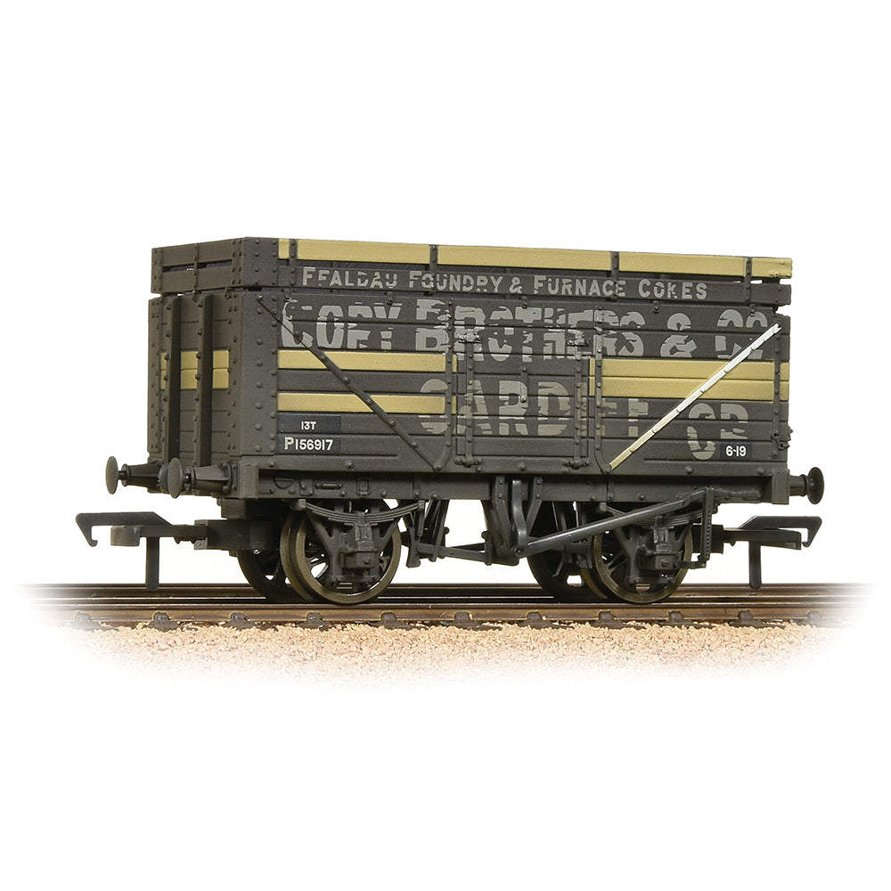 Bachmann 37-185A 7 Plank Wagon c/w Coke Rails 'Cory Brothers' (P Number) Wthrd *LAST FEW*