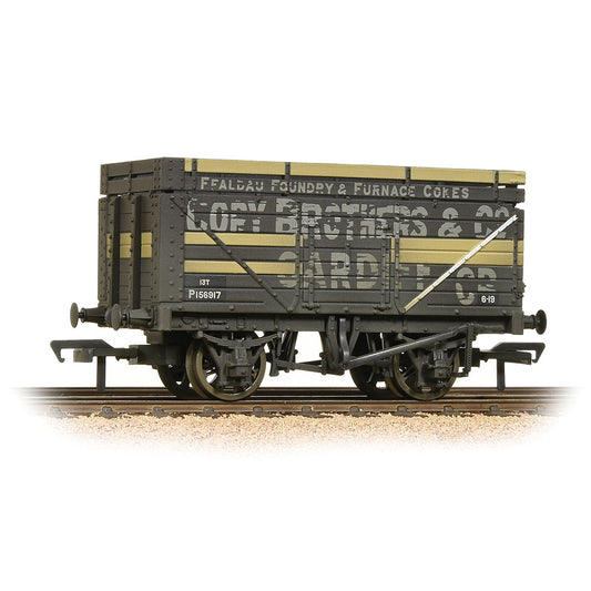 Bachmann 37-185A 7 Plank Wagon c/w Coke Rails 'Cory Brothers' (P Number) Wthrd *LAST FEW*