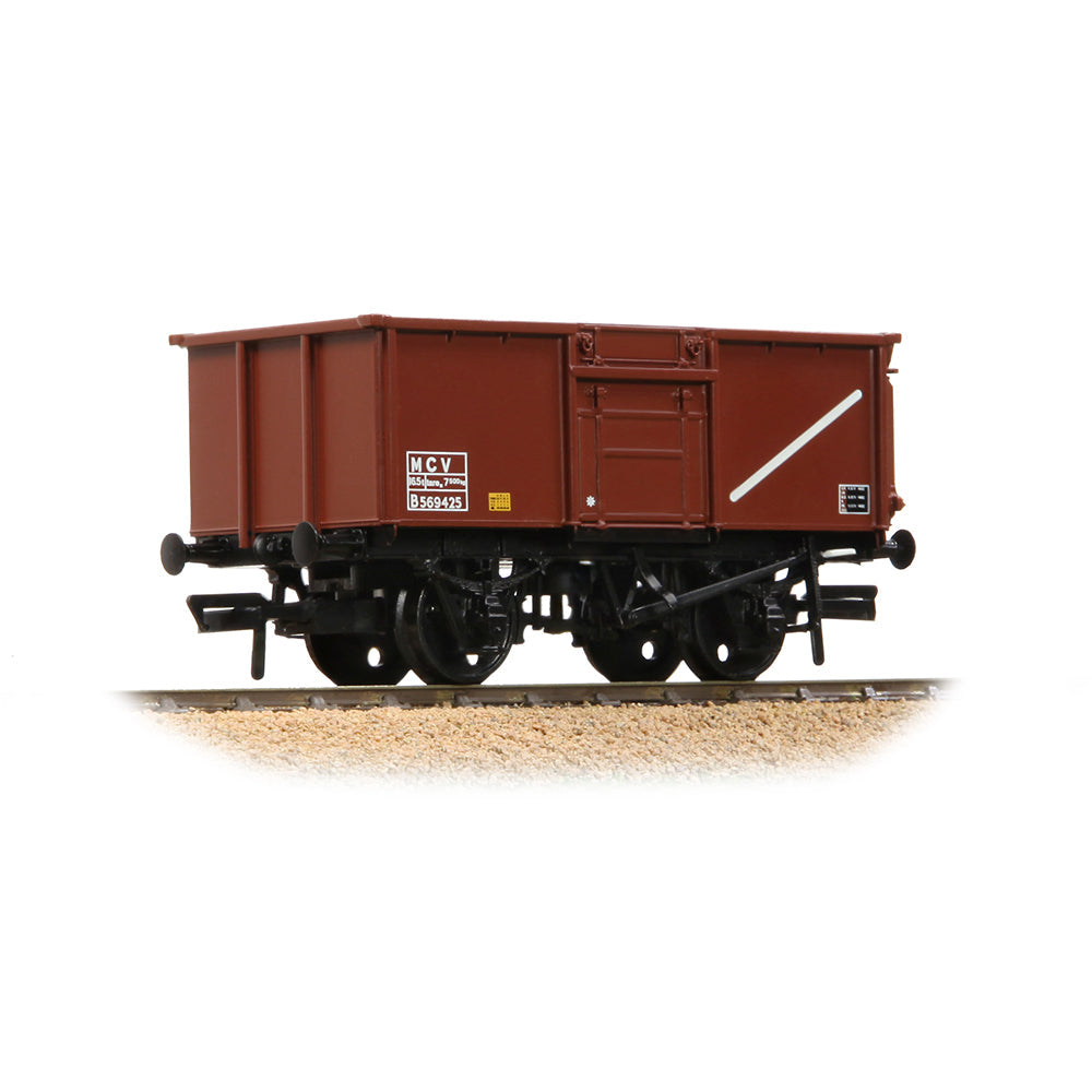 Bachmann 37-238A BR 16T Steel Mineral Top Flap Doors Triple Pk BR Bauxite (TOPS), OO Gauge