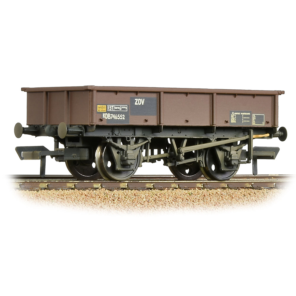Bachmann 37-357 BR 13T Steel Sand Tippler BR Bauxite (Departmental) - Weathered, OO Gauge *LAST FEW*