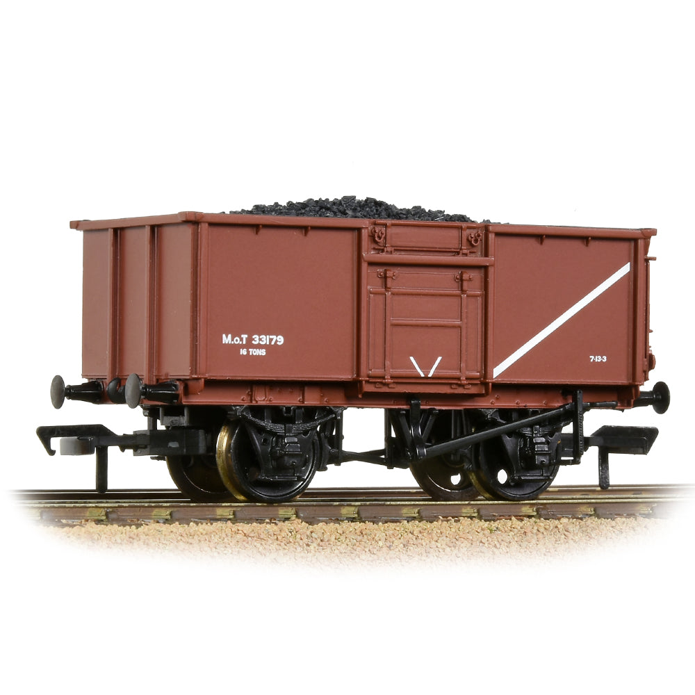 Bachmann 37-376D 16T Steel Mineral Wagon MOT Bauxite Includes Load, OO Gauge *LAST FEW*