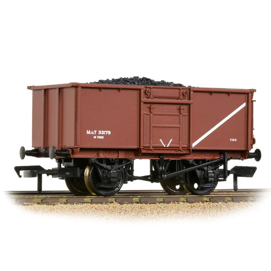 Bachmann 37-376D 16T Steel Mineral Wagon MOT Bauxite Includes Load, OO Gauge *LAST FEW*